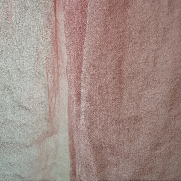 Vintage Oscar de la Renta Ombre Silk Chiffon Scarf - Excellent Condition - Picture 8 of 8